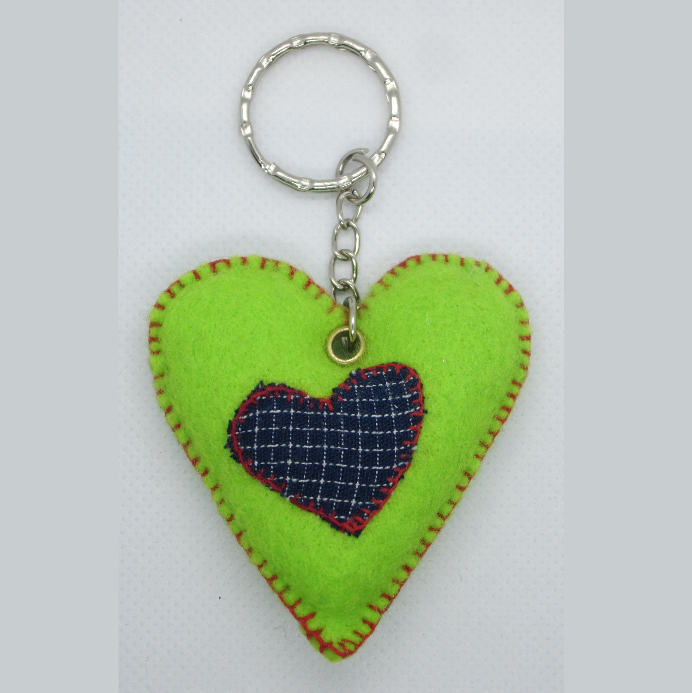 Keichain Heart (Light Green)
